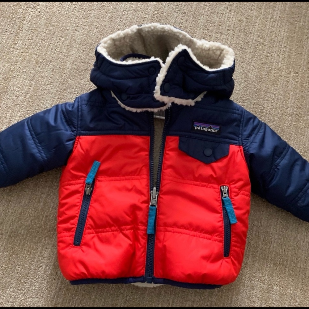 Patagonia 3-6 month hooded winter coat